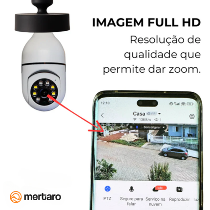 Câmera 360° Wifi - Compre 1 leve 2!